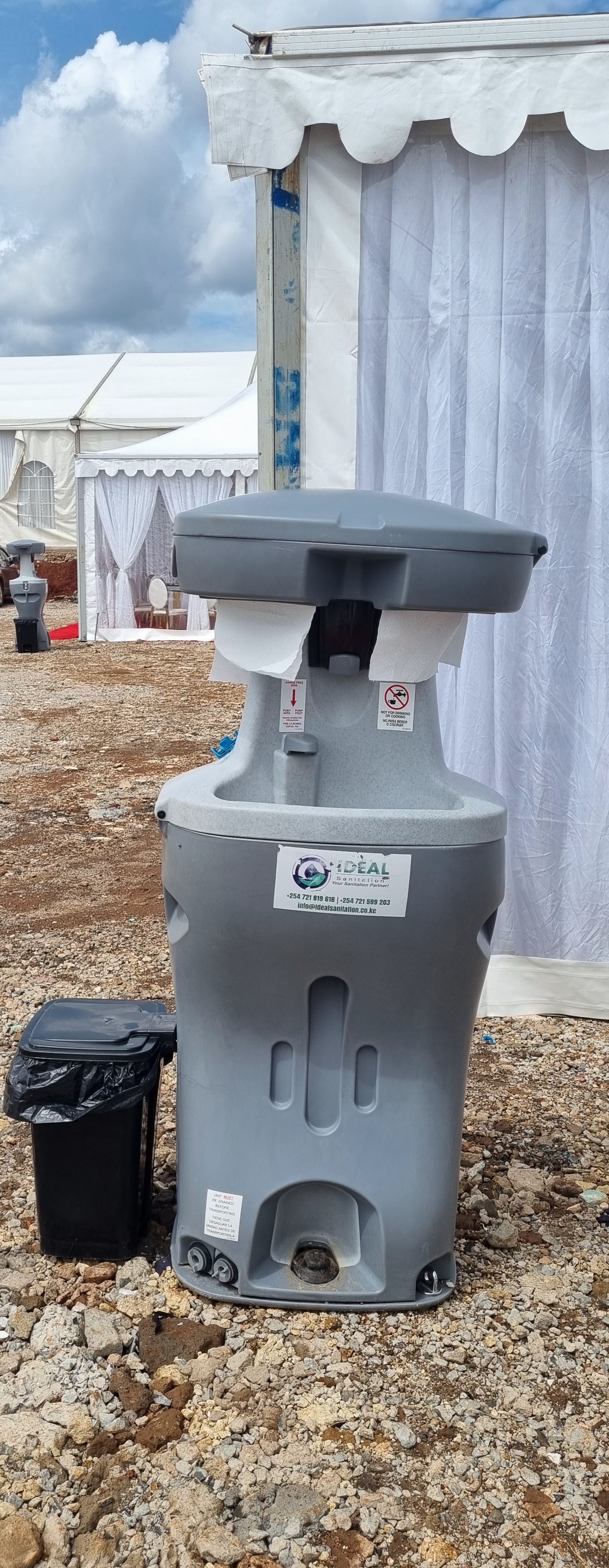 Ideal Sanitation EcoFriendly Portable Mobile Toilets Kenya